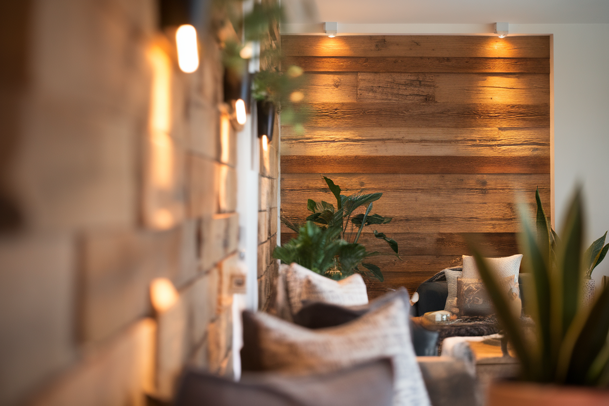 Mur Déco Bois : Élégance et Chaleur pour Votre Intérieur Expérimentez avec le design durable et écologique