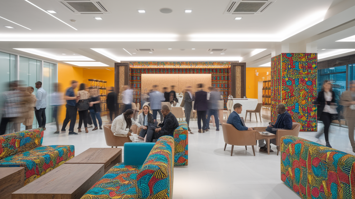 Décoration d'entreprise sénégalaise : aménager des espaces de networking inspirants