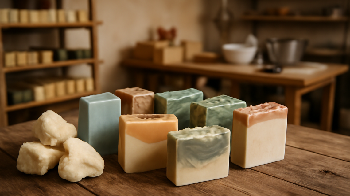 Savons artisanaux au beurre de karité : différence avec les produits industriels
